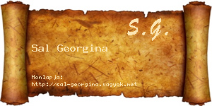 Sal Georgina névjegykártya